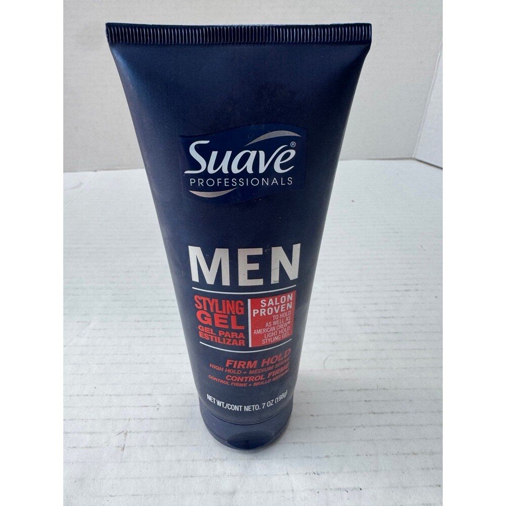 Suave Men Firm Hold Styling Gel High Hold Medium Shine Firm Control 7 oz